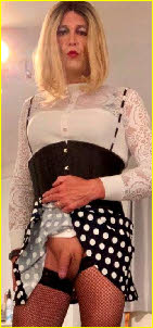 Cross-dressing husband Chrissie exposed by wife Cross-dressing husband Chrissie exposed by wife