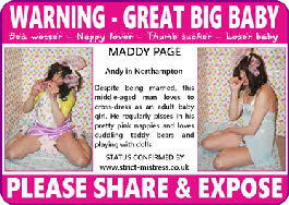 Maddy's ABDL exposure ID card