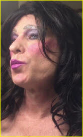Sissy in full make-up