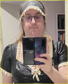 Latex sissy maid Lucy