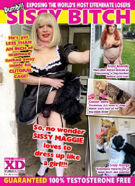Sissy maid Maggie exposed in chastity in Dumb Sissy Bitch