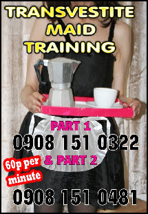 Audio tale of transvestite maid training