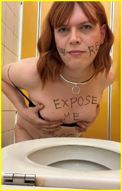 German sissy Dolly longs to be a human toilet German sissy Dolly longs to be a human toilet