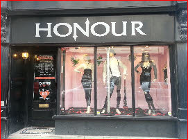 Fetish clothing and bondage store near Waterloo Station