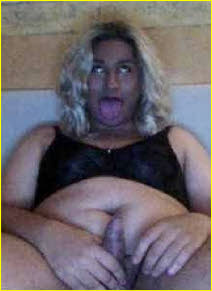 Cross-dressing sissy slut Chloe wanking in lingerie