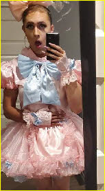 Sissy Beth takes selfie in frilly pink fairy outfit Sissy Beth takes selfie in frilly pink fairy outfit