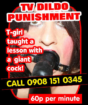 Transvestite slave punished with dildo Transvestite slave punished with dildo