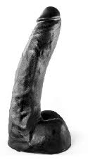 Big black dildo with extra girth