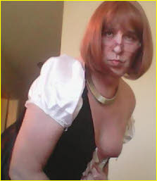 Transvestite with feminine breasts