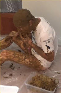 Dog shit eating loser Keith Suileabhain from Gilroy in California bites into a lump of dog shit Dog shit eating loser Keith Suileabhain from Gilroy in California bites into a lump of dog shit