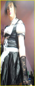 Sissy Cassie in French maid uniform