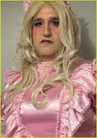 Former straight man outed as a mincing sissy in a fairy frock Former straight man outed as a mincing sissy in a fairy frock