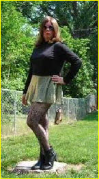 Glasgow sissy in short skirt